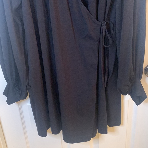 COS Black Wrap Dress - Picture 5 of 8